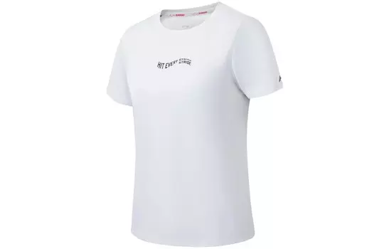 Футболка из коллекции Running, женская, белая Lining
