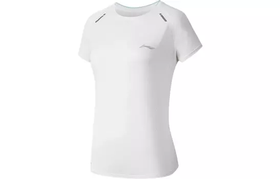 Футболка из коллекции Running, женская, белая Lining
