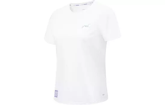 Футболка из коллекции Running, женская, белая Lining