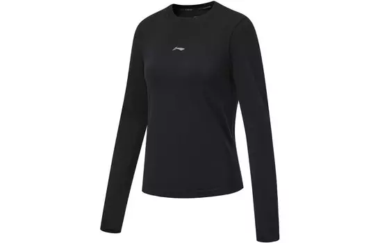 Футболка из коллекции Running, женская, черная Lining
