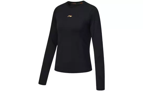 Футболка из коллекции Running, женская, черная Lining