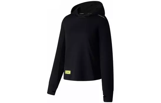 Футболка из коллекции Running, женская, черная Lining
