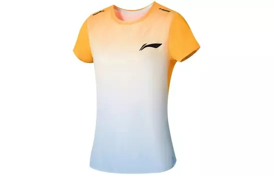 Футболка из коллекции Running, женская, многоцветная Lining
