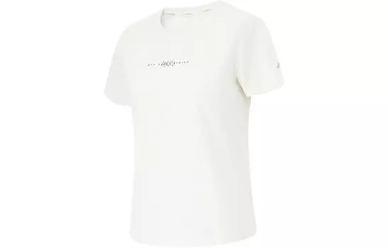 Футболка из коллекции Running, женская, молочно-белая Lining