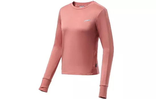 Футболка из коллекции Running, женская, розовая Lining