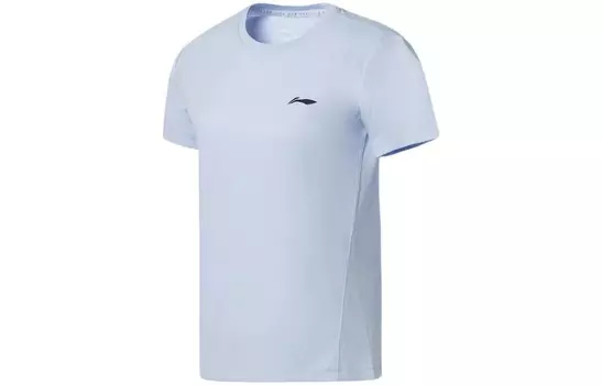 Футболка из коллекции Running, женская, синяя Lining