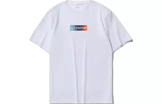 Футболка из коллекции Sports Fashion унисекс белого цвета Lining, белый