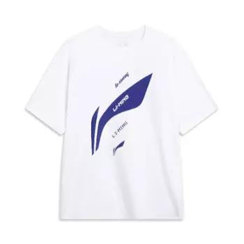 Футболка из коллекции Sports Fashion унисекс белого цвета Lining, белый