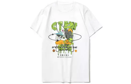 Футболка из коллекции Sports Fashion унисекс белого цвета Lining, белый