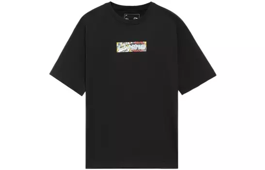 Футболка из коллекции Sports Fashion унисекс черного цвета Lining, черный