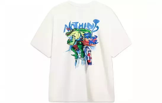 Футболка из коллекции Sports Life унисекс молочно-белого цвета Lining, слоновая кость