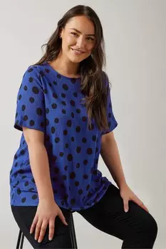 Футболка из креп джерси Evans, синий