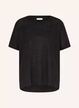 Футболка из льна Mrs & Hugs, черный