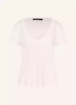 Футболка из льна с блестящей пряжей Marc Aurel, розовый