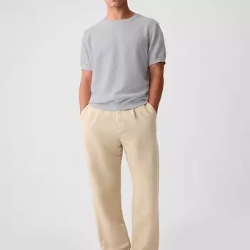 Футболка из льняной смеси Gap, серый