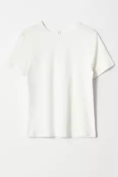 Футболка из льняной смеси & Other Stories, белый