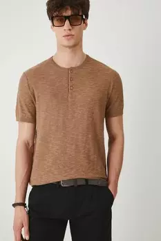 Футболка из льняной ткани Medicine, коричневый