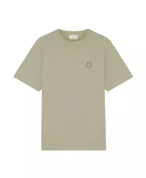 Футболка из лисьего хлопка Maison Kitsun, зеленый