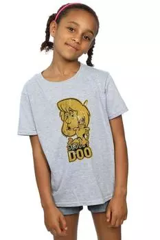 Футболка из лохматого хлопка Scooby Doo, серый