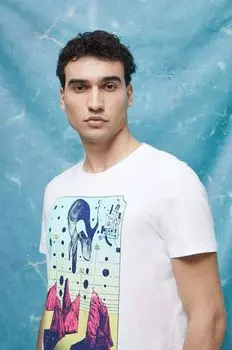 Футболка из медицинского хлопка Medicine, белый