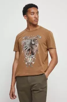 Футболка из медицинского хлопка Medicine, бежевый