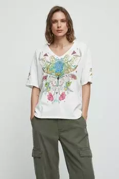 Футболка из медицинского хлопка Medicine, бежевый