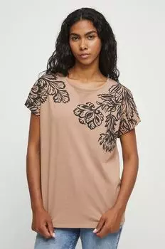 Футболка из медицинского хлопка Medicine, бежевый