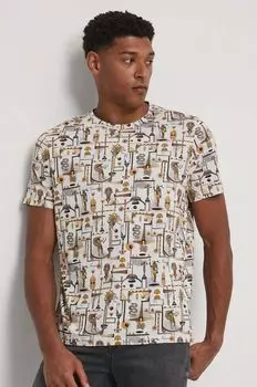 Футболка из медицинского хлопка Medicine, бежевый