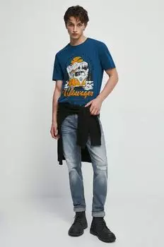 Футболка из медицинского хлопка Medicine, бирюзовый