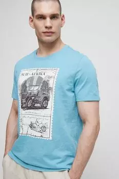 Футболка из медицинского хлопка Medicine, бирюзовый