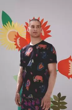 Футболка из медицинского хлопка Medicine, черный