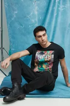 Футболка из медицинского хлопка Medicine, черный