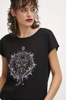 Футболка из медицинского хлопка Medicine, черный