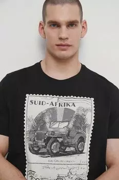 Футболка из медицинского хлопка Medicine, черный