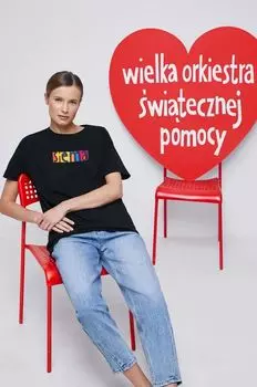 Футболка из медицинского хлопка Medicine, черный