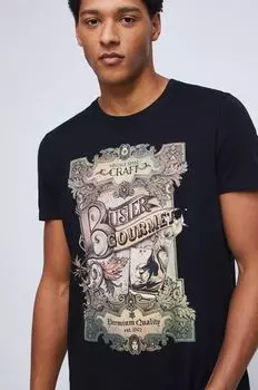 Футболка из медицинского хлопка Medicine, черный