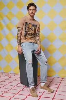 Футболка из медицинского хлопка Medicine, коричневый