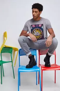 Футболка из медицинского хлопка Medicine, серый