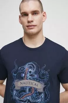 Футболка из медицинского хлопка Medicine, темно-синий