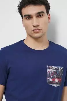 Футболка из медицинского хлопка Medicine, темно-синий