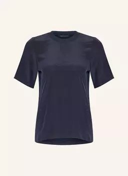 Футболка из микса материалов Luisa Cerano, синий