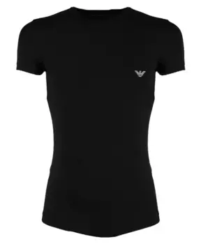 Футболка из модала Emporio Armani, черный