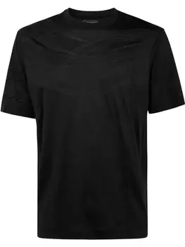 Футболка из мягкого джерси Emporio Armani, черный