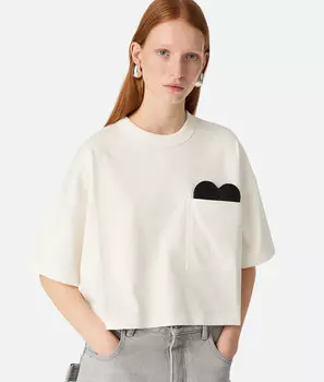 Футболка из мягкого хлопкового джерси Bottega Veneta