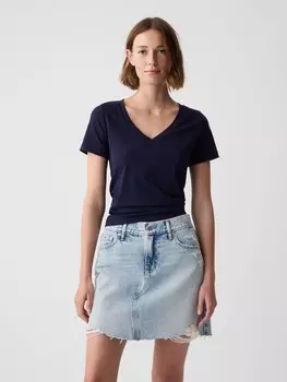 Футболка из натурального хлопка Gap, синий