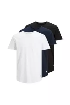 Футболка из органического хлопка - 3 шт Jack & Jones, черный