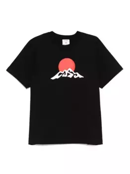 Футболка из органического хлопка CASABLANCA, черный