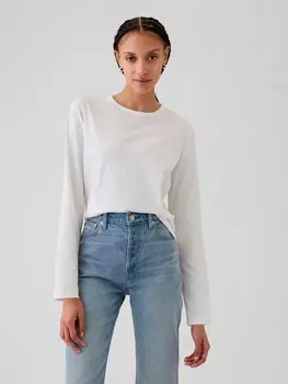 Футболка из органического хлопка Gap, белый