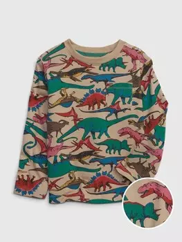 Футболка из органического хлопка Gap, мультиколор