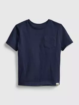 Футболка из органического хлопка Gap, синий